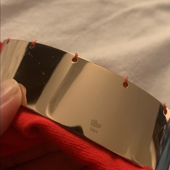 BEBE Red Halter Dress XS with Gold choker finish - Picture 5 of 7